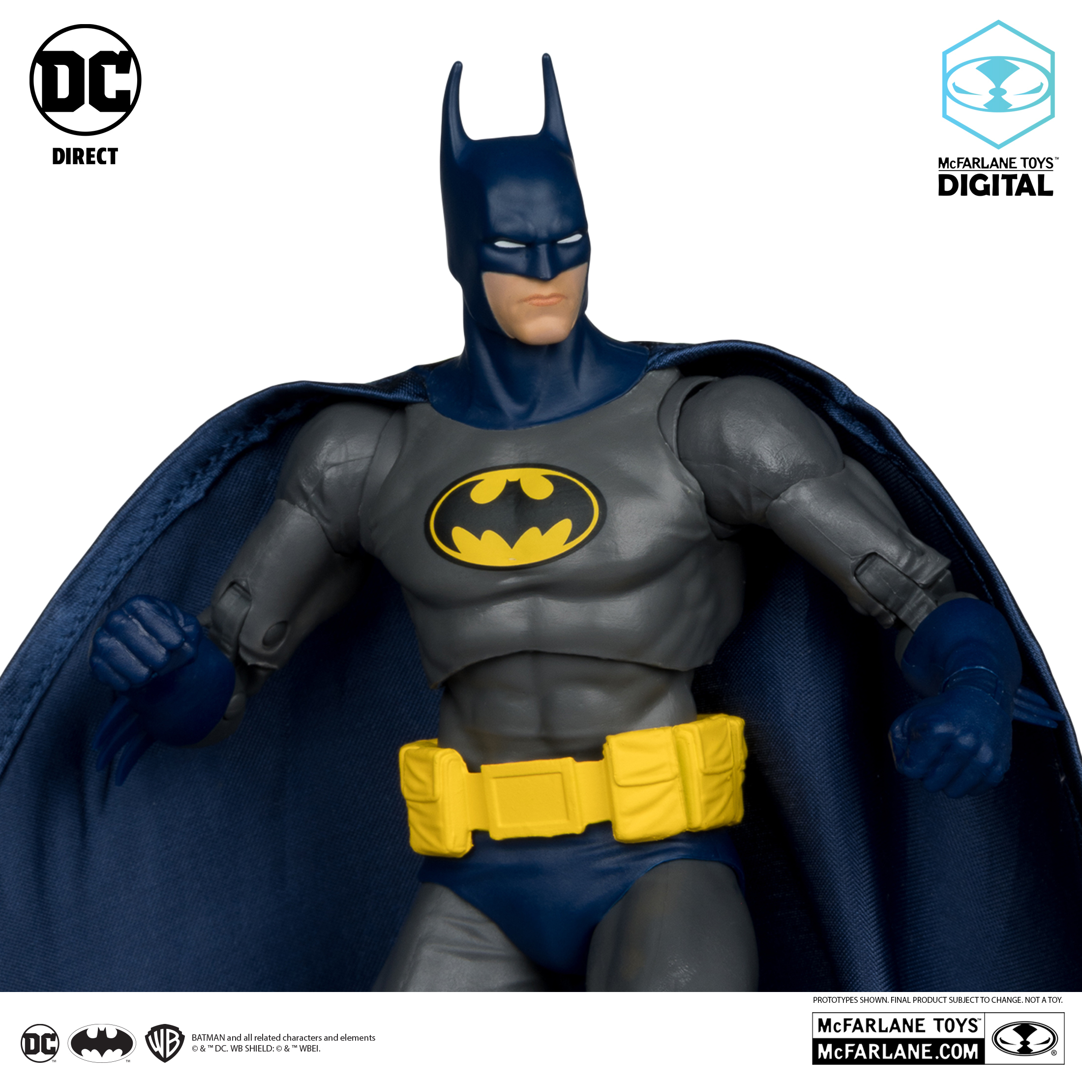McFarlane Toys DC Direct Batman Actionfigur 7" Schwarz