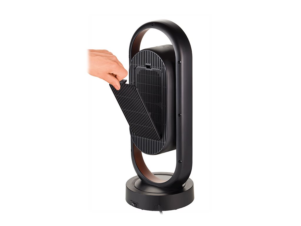 Unold 3D Keramik-Heizlüfter 1800W mit Fernbedienung Schwarz/Kupfer
