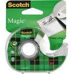 Scotch Klebefilm Magic, unsichtbar, im Handabroller 19 mm x 25 m, Kerndurchmesser: 25 mm - 12 Stück (8-1925D)
