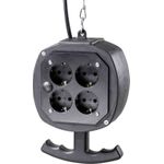 AS Schwabe Hängeverteiler ES1 "Watzmann" Schwarz IP20 60971 (60971)