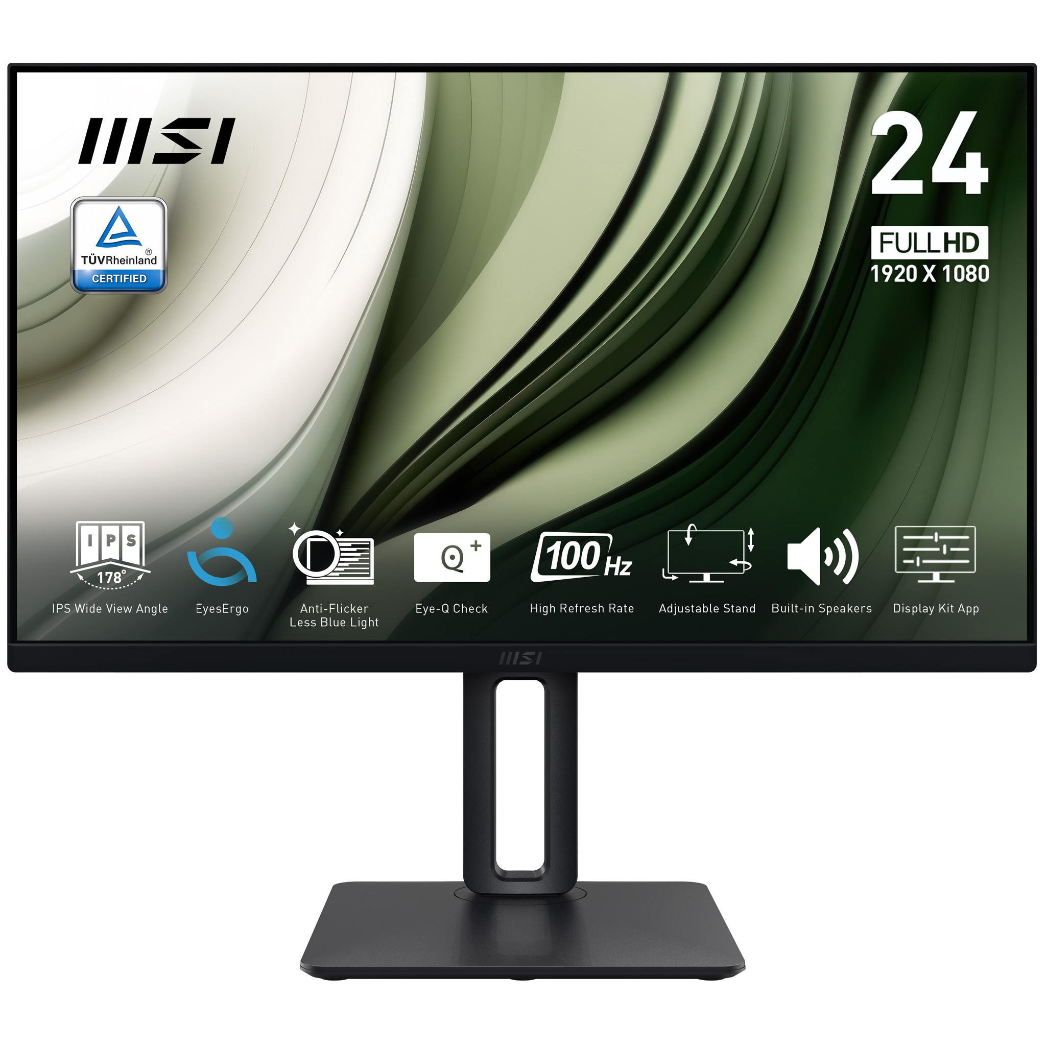 MSI PRO MP245PG 23.8" Full HD IPS 100 Hz Monitor Schwarz