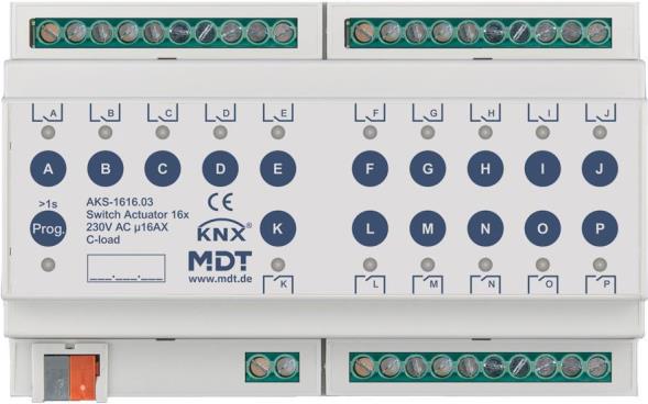 MDT AKS-1616.03 Schaltaktor 16-fach (AKS-1616.03)