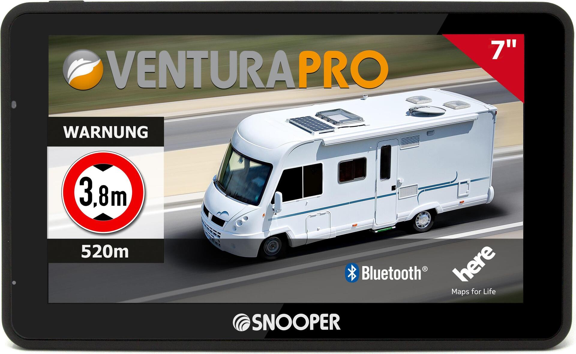 Snooper Ventura PRO S6900 Navigationssystem Fixed 17,8 cm (7" ) LCD Touchscreen 322 g Schwarz (NAVES69)