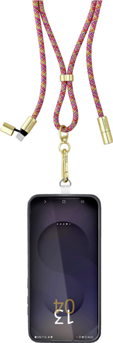 Intenso Handykette und Lade-/Datenkabel Cell Phone Charging Lanyard mehrfarbig (7991005)