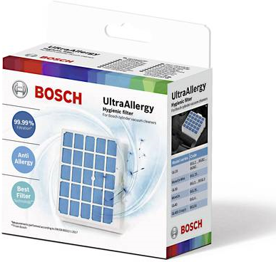 Bosch BBZ156UF - Zylinder-Vakuum - Filter - Blau - Weiß - GL-20 - GL-25 MoveOn Mini - GL-30 - GL-35 MoveOn - GL-40 - GL-40S Cosyy'y - 250 mm - 200 mm (BBZ156UF)