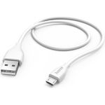 Hama Ladekabel, USB-A - Micro-USB, 1,5 m, Weiß (00201587)