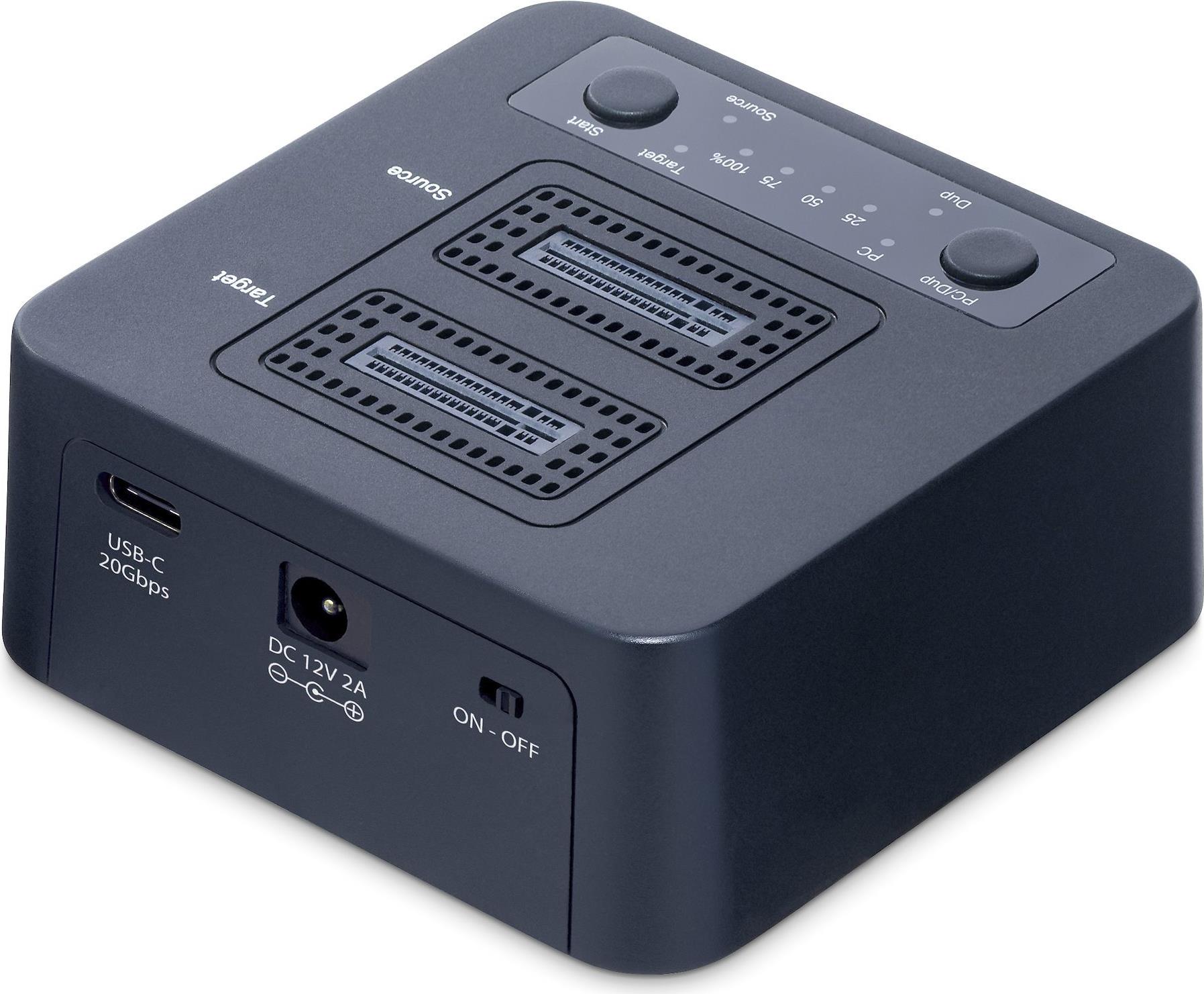 StarTech.com 1:1 Standalone M.2 NVMe Drive Duplicator and Dock M2 