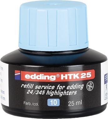 EDDING HTK25 hellblau Nachfülltinte mit Kapillarsystem (4-HTK25010)