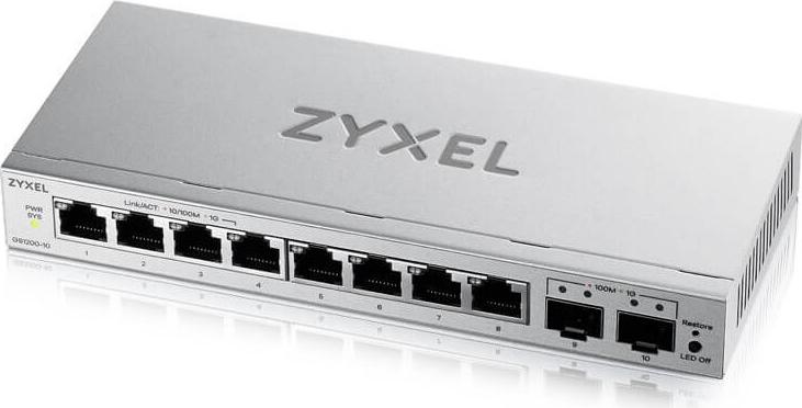 ZyXEL GS1200-10V3 8-Port Gigabit - 2xSFP web/smart managed (GS1200-10V3-EU0101F)