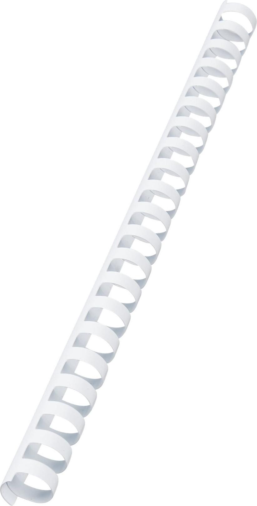 GBC CombBind 19 mm 21 Ringe Bindekamm DIN A4 165 Blatt 100 Stück Weiß