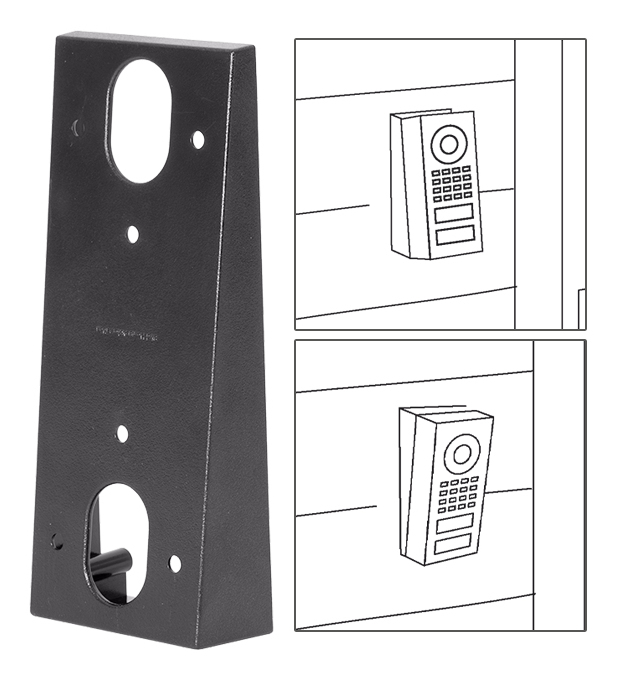 DoorBird D11 Home-Set WLAN Video-Türklingelsystem mit 4" Innenstation Aufputz Edelstahl V2A