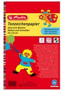 herlitz Tonpapierblock, 230 x 330 mm, Inhalt: 20 Blatt Recyclingkarton, 120 g-qm, blauer Engel, sortiert in den (229401)