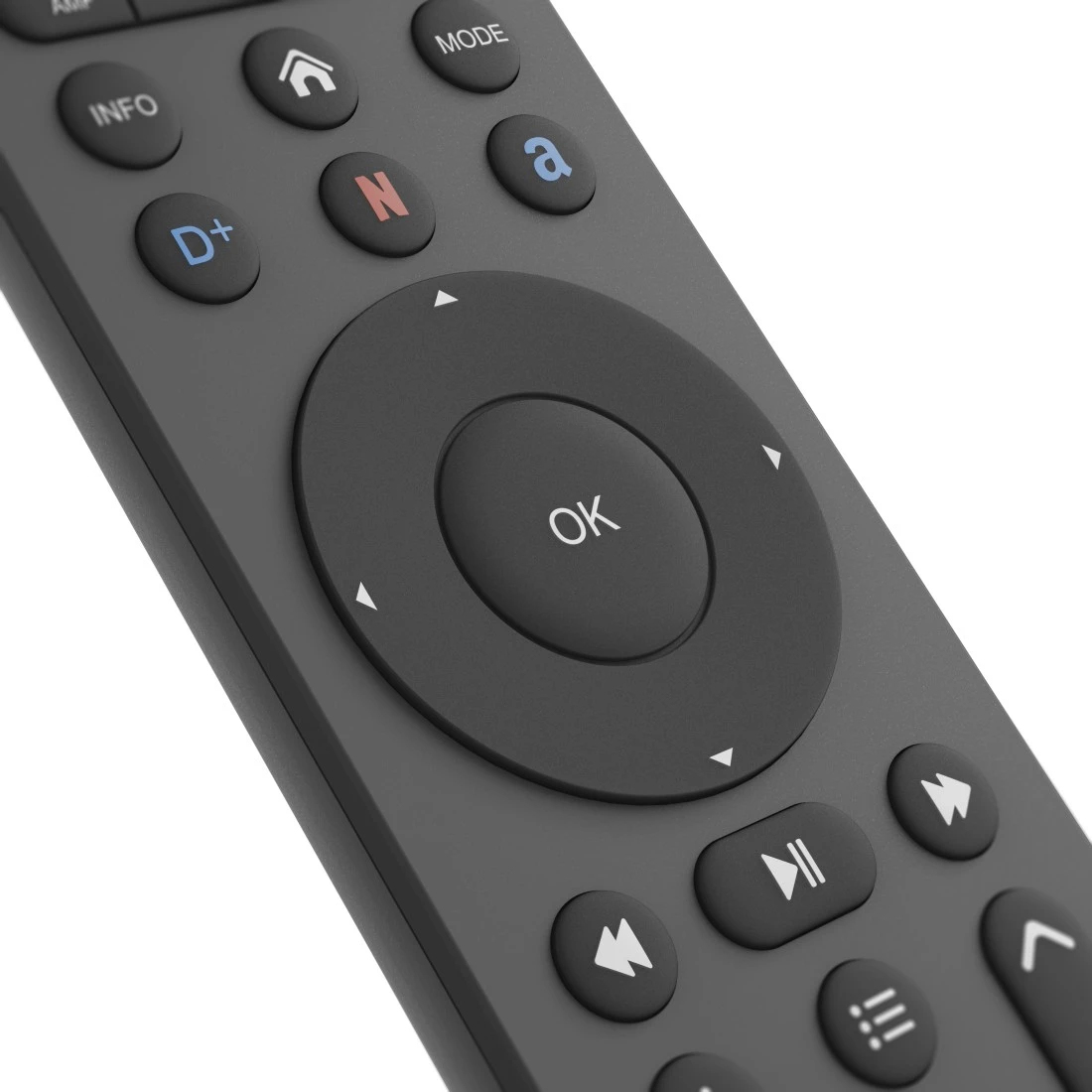 Hama Universal-Fernbedienung TV, IR, Solar für 8 Geräte, lernfähig, Schwarz