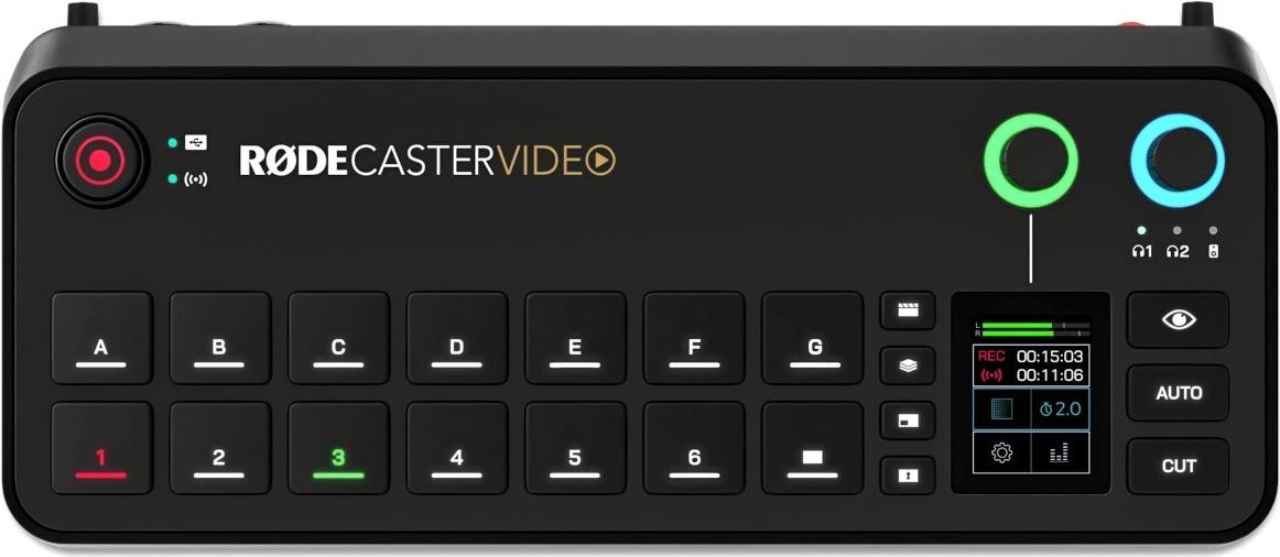 Rode Rodecaster Video, Audio- und Video Production Studio- schwarz (RCV)