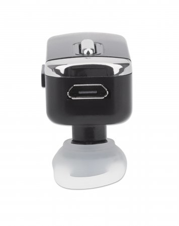 Manhattan Bluetooth-Headset In-Ear Mono Kabellos 10 h Akkulaufzeit Schwarz