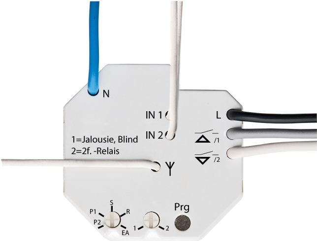 Busch-Jaeger 2CKA006700A0041. Produkttyp: Auslöser Rollo/Jalousie, Frequenz: 868 MHz, Maximum Außenabstand: 100 m. Eingangsfrequenz: 50 Hz, Stromstärke: 3 A. Breite: 48 mm, Tiefe: 22 mm, Höhe: 47 mm (2CKA006700A0041)