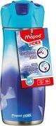Maped Trinkflasche ARCTIC, 0,58 l Korpus aus Edelstahl mit Eiskristall-Motiv, Trinkhalm kommt - 1 Stück (871396)
