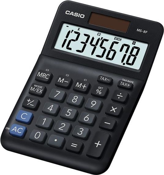 Casio MS-8F Taschenrechner Desktop Einfacher Taschenrechner Schwarz (MS-8F)
