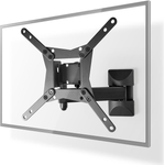 Nedis Wandhalterung Vollbeweglich - für Bildschirme von 10 bis 81,30cm (32") , Neigung 15°, 30kg Traglast (TVWM31BK)