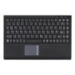 KeySonic Mini Tastatur, mit Touchpad und Scrollfunktion, USB (ACK-540 U+)