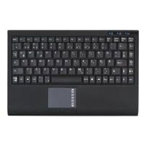 KeySonic Mini Tastatur, mit Touchpad und Scrollfunktion, USB (ACK-540 U+)