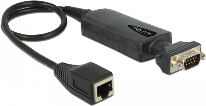 DeLock - Serieller Adapter - Ethernet 100 - RS-232 x 1 62976 