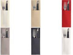PAPSTAR Servietten-Tasche "ROYAL Collection", schwarz hochwertige Premium-Serviette mit Besteck-Falzung in - 1 Stück (89418)