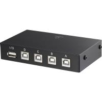 Renkforce 4 Port USB 2.0-Umschalter Schwarz