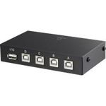 Renkforce 4 Port USB 2.0-Umschalter Schwarz