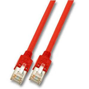 EFB Elektronik RJ45 Crossover Patchkabel Cat.5e SF/UTP LSZH 1,5m Rot