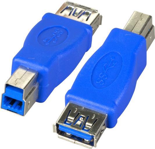 EFB-Elektronik USB3.0-Adapter, Buchse A - Stecker B, blau Hersteller: EFB Elektronik (EB547)