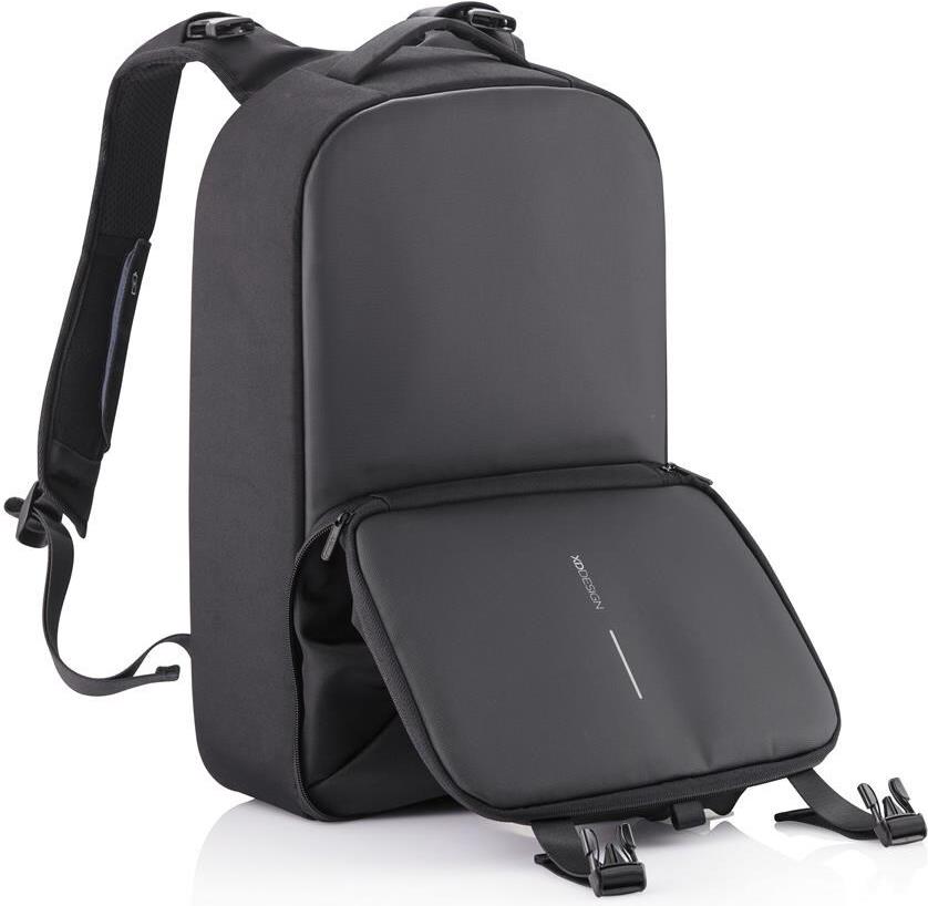 XD Design Flex Gym Bag Anti-Diebstahl Rucksack 15,6" Recycletes PET Schwarz