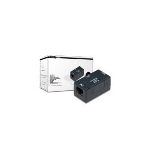 DIGITUS PoE Energieversorger passiv fuer 1 Verbraucher 1xRJ45 LAN 1xDC 1xRJ45 PoE 10/100Mbit/s fuer 5,5mm Stromstecker (DN-95002)