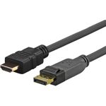 VivoLink 15m Displayport - HDMI 15m DisplayPort HDMI Schwarz (PRODPHDMI4K15)