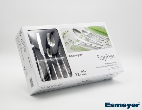 Esmeyer SOPHIE Besteck-Set 60-teilig Edelstahl Silber