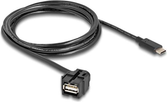 DeLOCK 88057 USB Kabel 1,5 m USB 2.0 USB A USB C Schwarz 88057