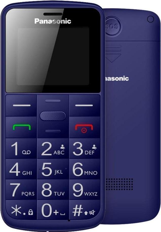 Panasonic KX-TU110 4,5 cm (1.77 Zoll) Blau Funktionstelefon (KX-TU110EXC) (geöffnet)