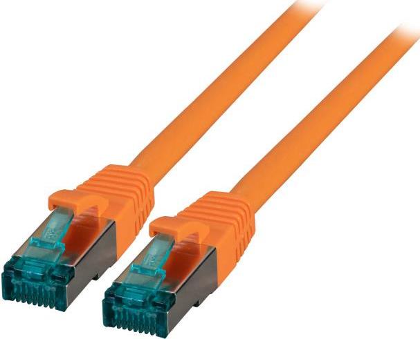 EFB-Elektronik RJ45 Patchkabel Cat.6A S/FTP LSZH orange 1m Hersteller: EFB Elektronik (MK6001.1O)