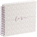 Hama Romance Fotoalbum Beige - Weiß 80 Blätter 10 x 15 (00003832)