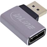 InLine DisplayPort 1.4 Adapter Stecker/Buchse 90° rechts 8K (17291D)