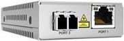 ALLIED Single Mode Mini Media and Rate Converter 10km 10/100/1000T to 1000LX/SC (AT-MMC2000LX/LC-TAA-60)