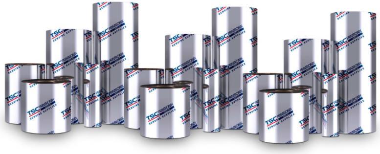 TSC 152mm X 450M 8300-PWX PREMIUM WAX 6ROLLS/CTN Thermoband Schwarz (P159092-001)