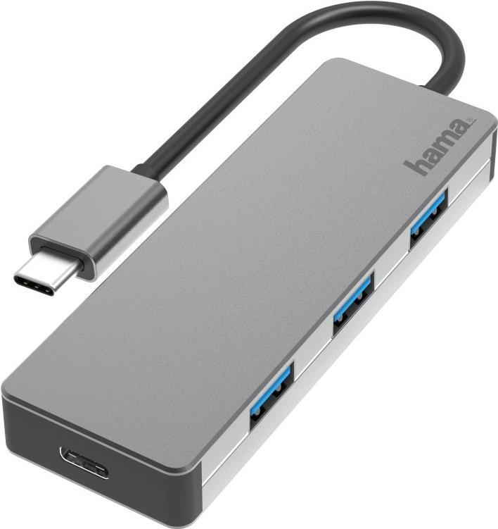 Hama Hub 3 x USB 3.2 Gen 2 + 1 x USB-C 3.1 Gen 2 (00200105)