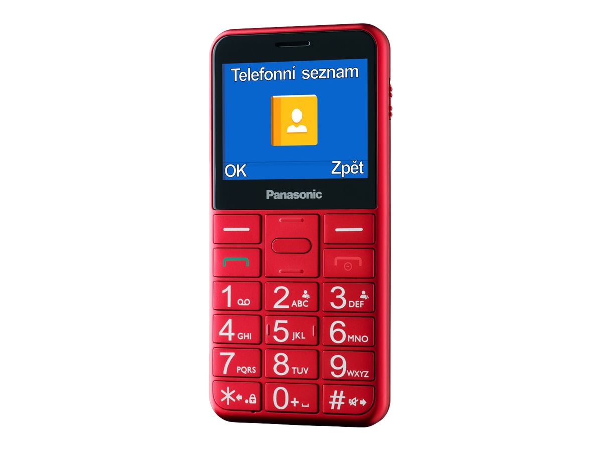Panasonic KX-TU155 Feature Phone 2.4" Dual-SIM Rot