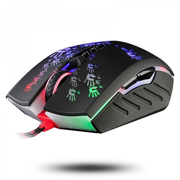 A4tech Bloody Blazing A60 Gaming-Maus 6200 DPI Schwarz