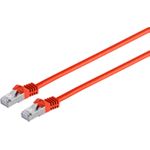 S/CONN maximum connectivity Netzwerkkabel-RJ45 Patchkabel S/FTP,PIMF, RohkabelCat.7 Rohkabel Halogenfrei, rot, 0,25m (75511-0.25R)