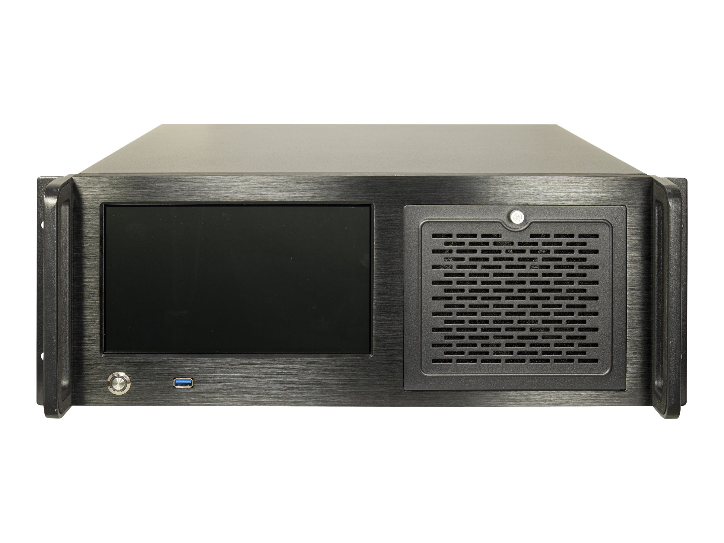 Inter-Tech IPC 4U-4460TFT 4U Rack-Gehäuse E-ATX Schwarz