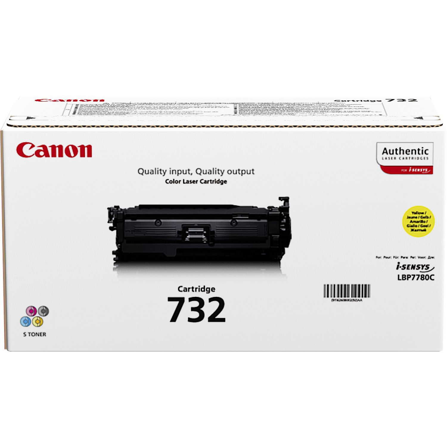 Canon 732 Y Original Tonerkartusche Gelb