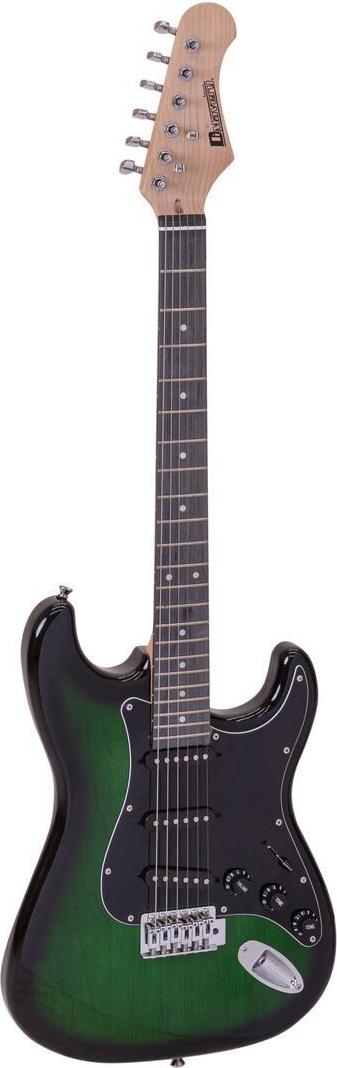DIMAVERY ST-203 E-Gitarre, greenburst (26211071)