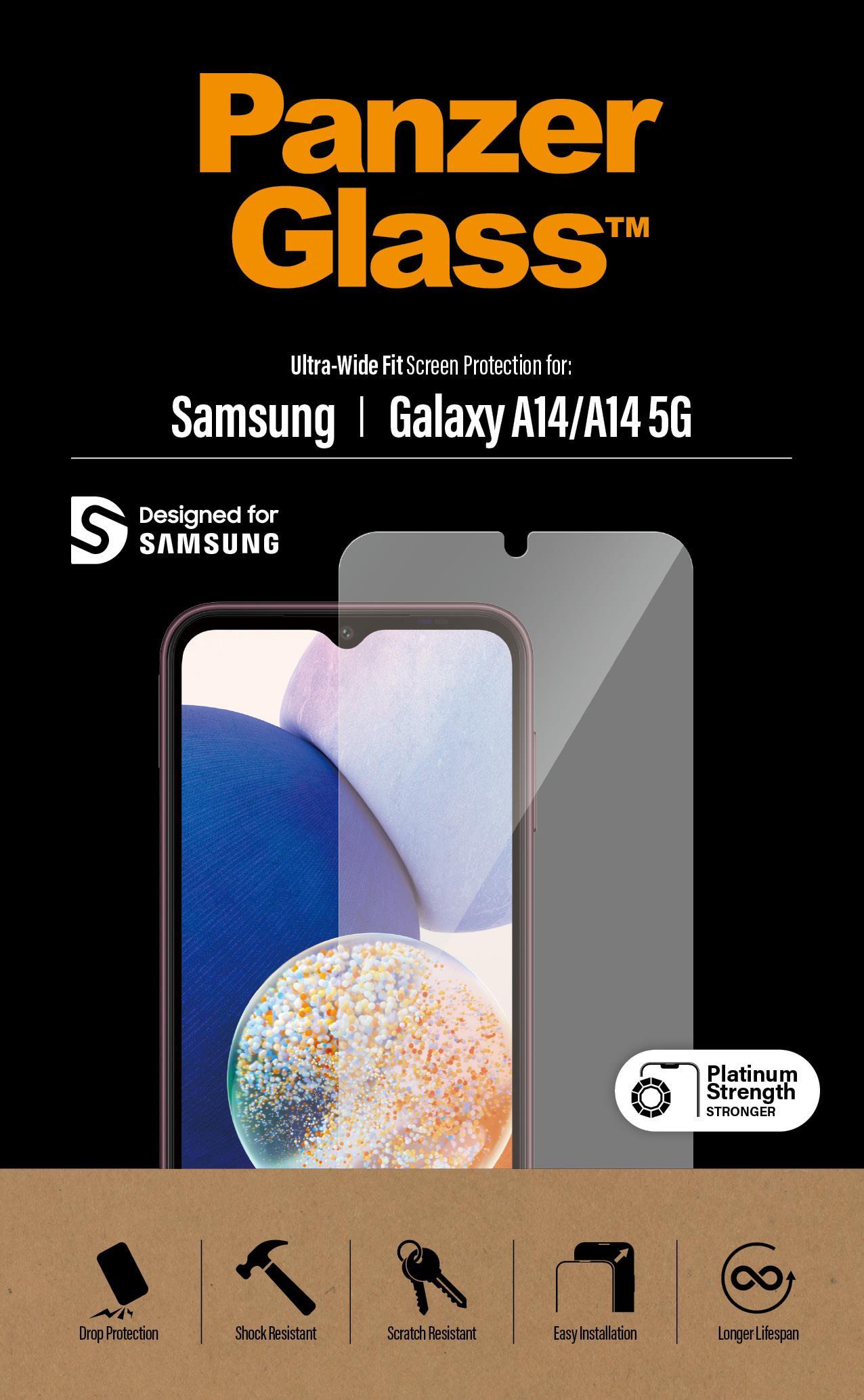 PanzerGlass ™ Displayschutz Samsung Galaxy A14 | A14 5G | Ultra-Wide Fit (7321)